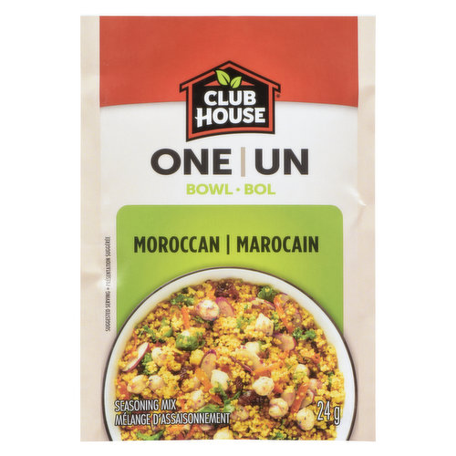 Bring the bold, warm taste of Morocco to your lunch with our Moroccan Seasoning Mix. When combined with oil, the blend of turmeric, cinnamon and cumin transforms bowl ingredients