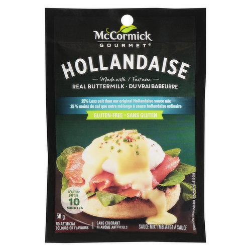 McCormick Gourmet - Hollandaise Sauce Mix - Less Salt