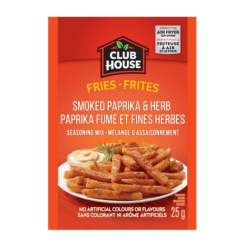 Club House - Seasoning Mix, Smoked Paprika & Herb Fries