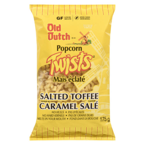 Old Dutch - Popcorn Twists Salted Toffee