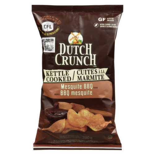 Dutch Crunch - Kettle Cooked Potato Chips -Mesquite BBQ