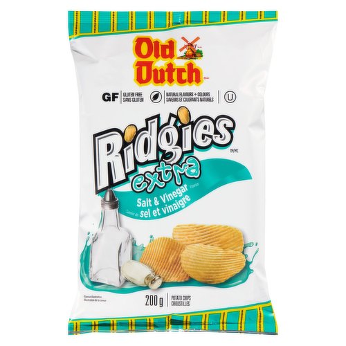 Old Dutch - Ridgies Extra Salt & Vinegar Family Size