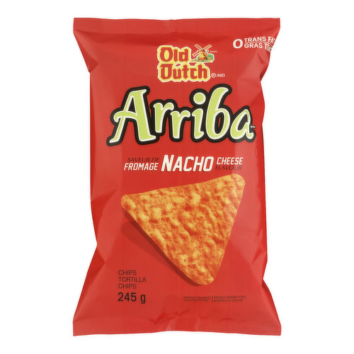 Old Dutch - Arriba Tortilla Chips Nacho Cheese