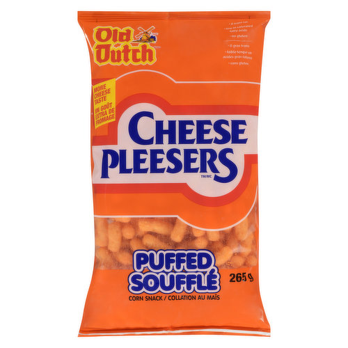 Old Dutch - Cheese Pleesers Puffed Corn Snack