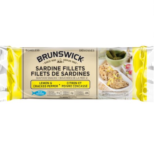 Brunswick - Lemon & Pepper Seafood Snacks