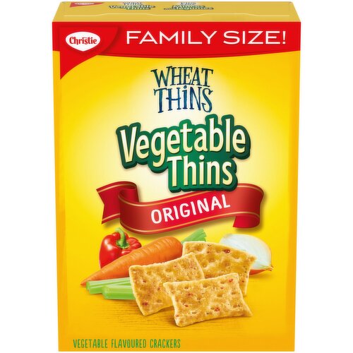 Wheat Thins - Vegetable Thins Family Size Crackers