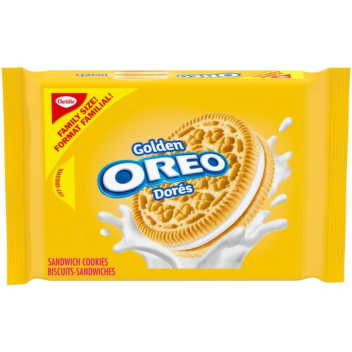 Christie - Oreo Golden Sandwich Cookies, Family Size