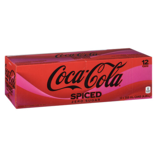 Coca-Cola - Spiced Zero Sugar 355mL Cans