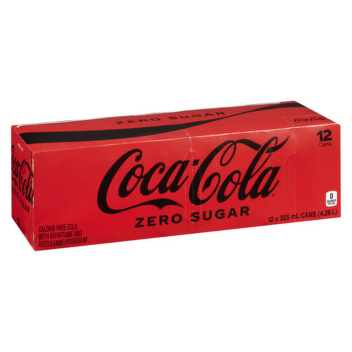 Coca-Cola - Zero Sugar 355mL Cans