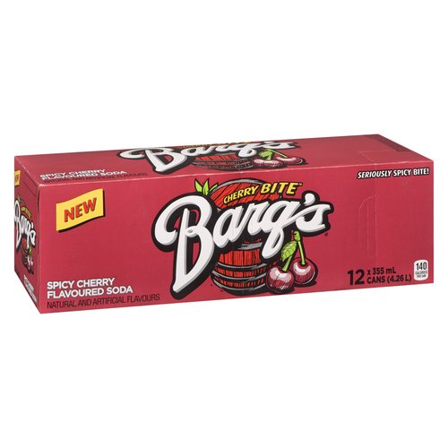 Cherry Bite is a refreshing cherry flavoured soda with a seriously spicy bite.
