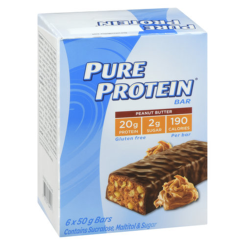 Putting chocolate & peanut butter together was an obvious mix, & we love the tasty outcome. Keep one on hand next time hunger strikes, your taste buds (& muscles) will love it. Gluten Free. 6x50g bars