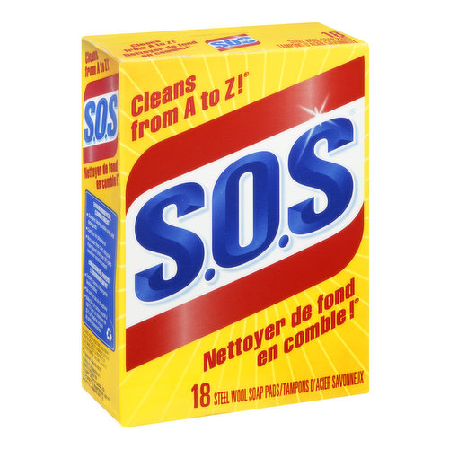 SOS - Steel Wool Soap Pads