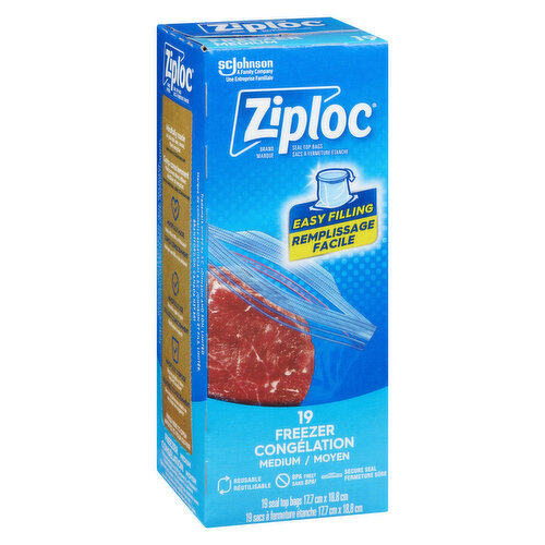 Ziploc - Freezer Bags - Medium