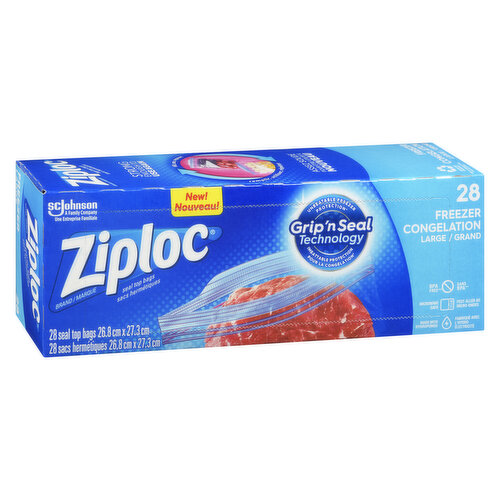 Ziploc - Freezer Bags Value Pack - Large