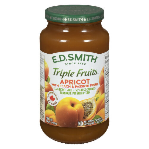 E.D. Smith - Triple Fruits Jam - Apricot Peach Passion Fruit