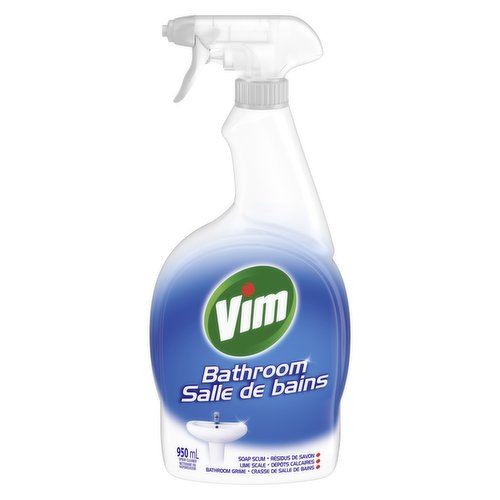 For Soap Scum, Lime Scale and Bathroom Grime.