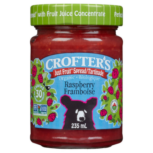 CROFTER'S ORGANIC - Just Fruits Spread Raspberry