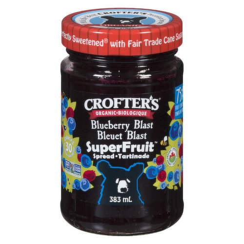 CROFTER'S ORGANIC - Premium Spread Blueberry Blast