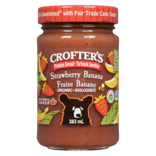 CROFTER'S ORGANIC - Organic Strawberry Banana Premium Spread
