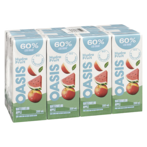 Oasis Hydrafruit - Watermelon Apple Fruit Juice Boxes