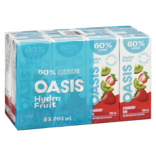 Oasis Hydrafruit - Strawberry Kiwi Fruit Juice Boxes