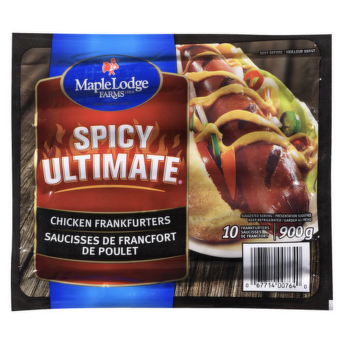 Maple Lodge Farms - Spicy Ultimate Chicken Frankfurters