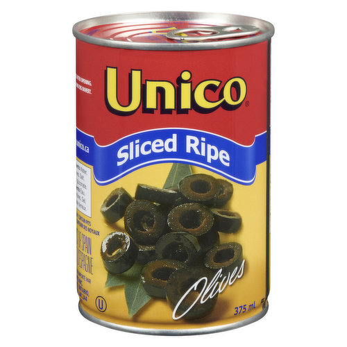 Unico - UNICO Sliced Black Olives Tin - Save-On-Foods