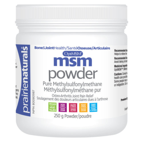 Prairie Naturals - OptiMSM Powder