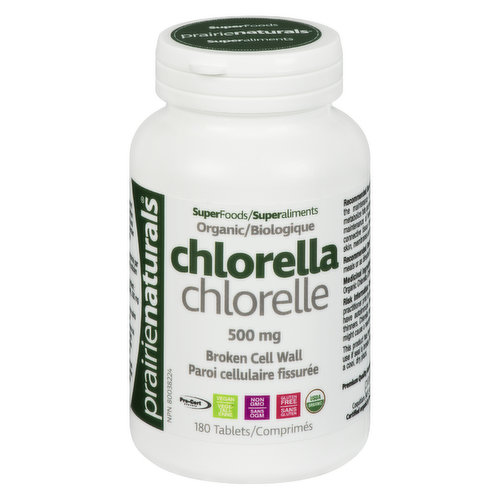 Prairie Naturals - Chlorella Tablets 500 mg