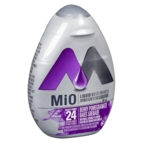 Zero calories per 250 mL serving, prepared, 24 serving portions.Sweetened with sucralose and acesulfame-potassium.