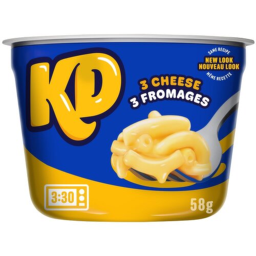 Kraft - KD Dinner Macaroni &Cheese Snack Cup Triple Cheese