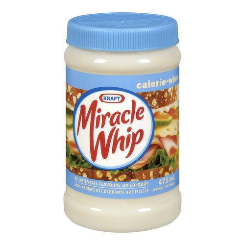 kraft - Miracle Whip Calorie-wise