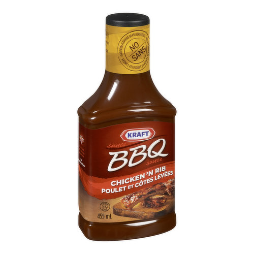 Kraft - BBQ Sauce - Chicken 'n Rib