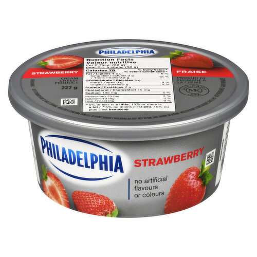 Philadelphia - Spreadable Cream Cheese - Strawberry