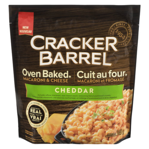CRACKER BARREL - Oven Baked Macaroni & Cheese - Cheddar