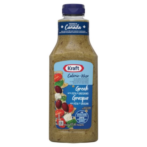 Kraft - Calorie-Wise Greek with Feta Oregano Dressing