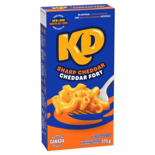Kraft - Sharp Cheddar Macaroni and Cheese Dinner.