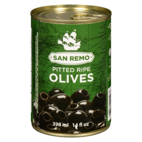 San Remo - Pitted Ripe Olives