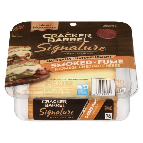 Cracker Barrel - Signature Smoked Cheddar Cheese Slices