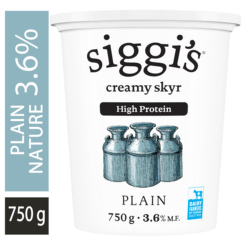 Siggis - Icelandic Skyr Creamy Plain Yogurt