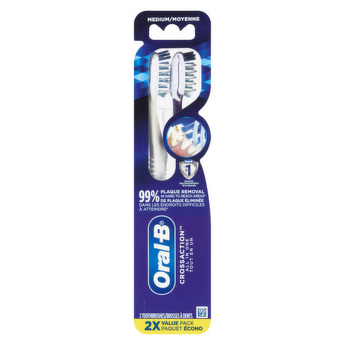 Oral B - Pro Health Toothbrush Medium Twin Pack