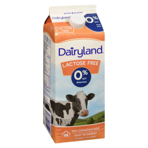 Dairyland - Lactose Free Skim Milk 0%