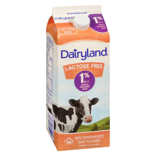 Dairyland - Lactose Free Milk 1% M.F.