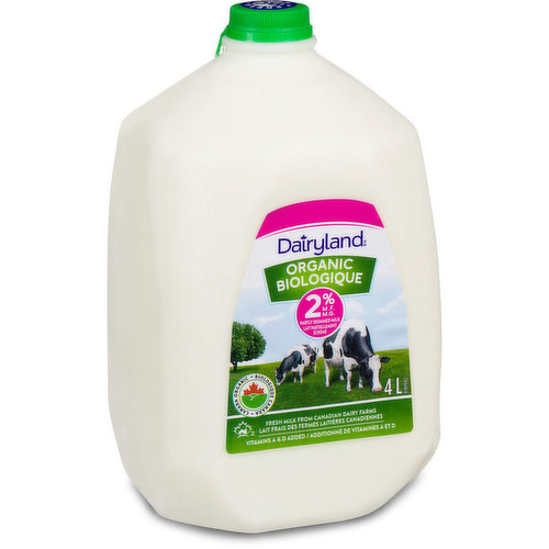 Dairyland - Organic Milk 2% M.F.