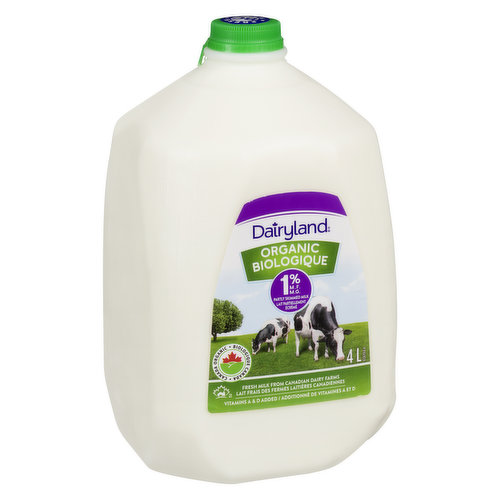 Dairyland - Organic Milk 1% M.F.