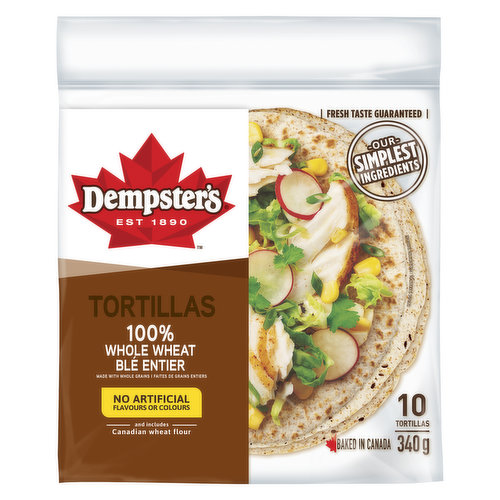 Dempsters - Dempter Whole Wheat Tortilla 7 Inch