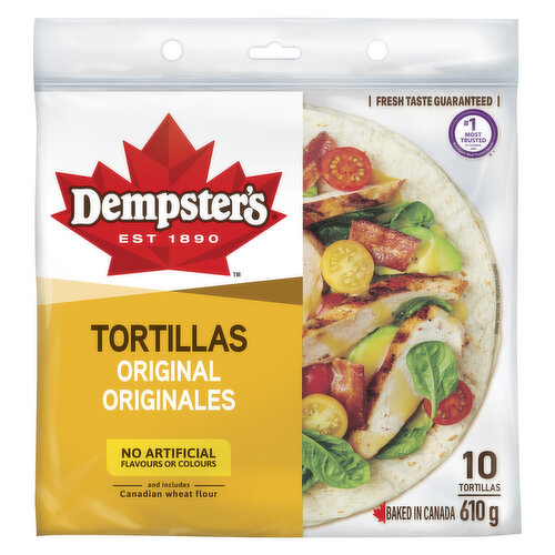 Dempsters - Dempster Plain Tortilla 10 Inch
