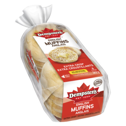 Dempsters - Extra Crisp English Muffins