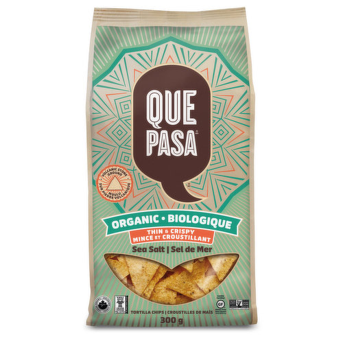 Que Pasa - Organic Tortilla Chips Sea Salt