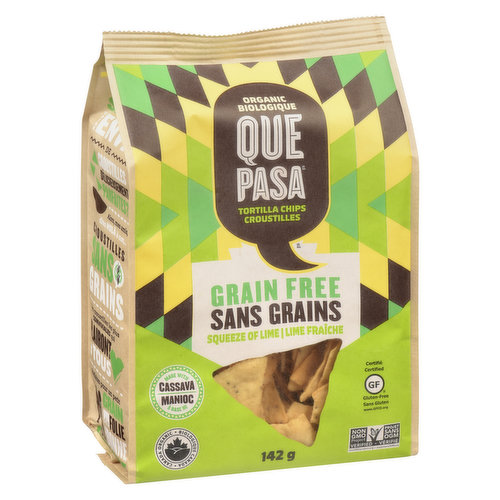 Que Pasa - Grain Free Squeeze of Lime Tortilla Chips